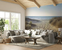Serene beach wall mural for your home or office décor

