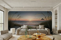 Calm beach mural with ocean breeze and sandy path GD454

