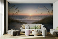 Peaceful coastal path wallpaper for relaxing spaces GD454

