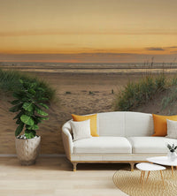 Relaxing ocean waves in coastal wall art

