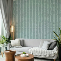 Beach-inspired stone wallpaper for rooms

