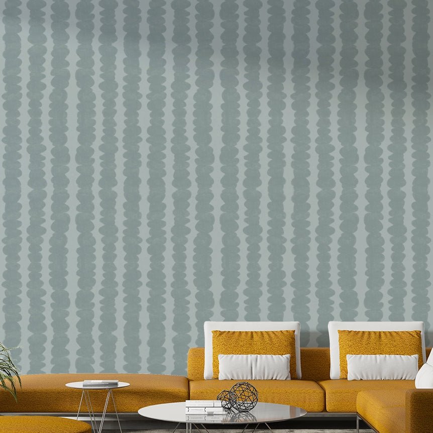 Muted tones of pebble wallpaper for interiors

