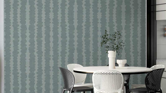 Coastal pebble rows mural wallpaper

