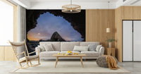 A serene flowing water wall mural for your decor.