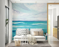 Wall mural featuring calm coastal scenery, GD1084