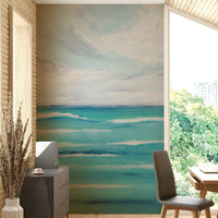 Ocean waves and sky mural wallpaper for walls, GD1084