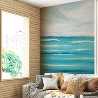 Durable wallpaper for walls with ocean design, GD1084