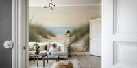 Coastal grass wallpaper for decor

