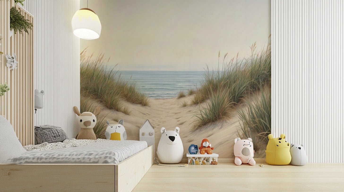 Coastal dunes mural wall design

