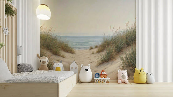 Coastal dunes mural wall design GD300

