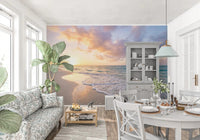 Coastal Serenity Sunset Wall Mural
