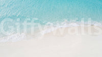 Coastal Serenity wall mural with smooth coastal pattern