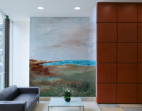 Coastal landscape wall mural for spa interiors, GD901