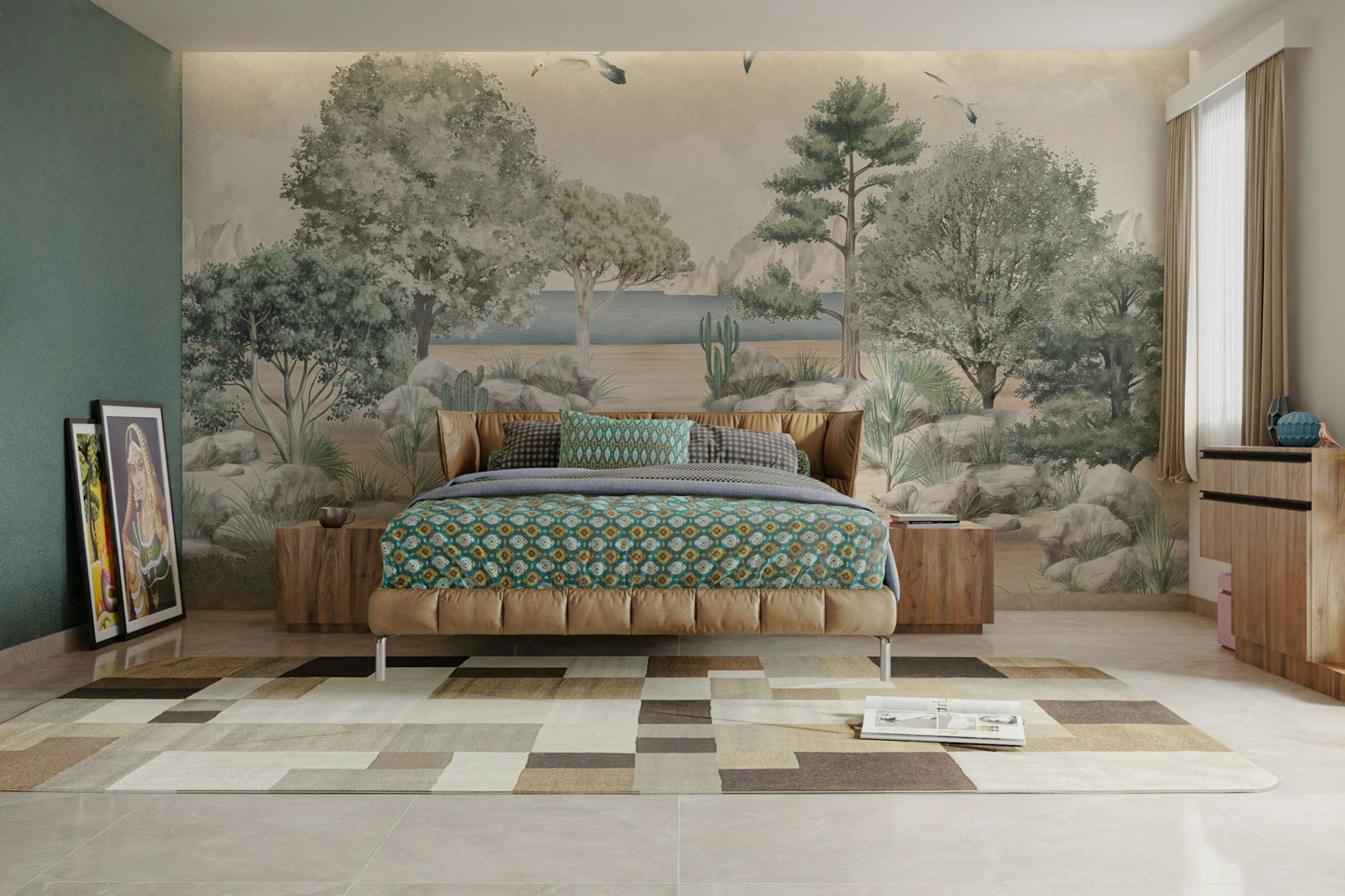 Coastal vista, detailed view

