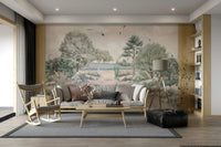 View of the shoreline and open water

