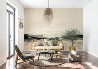 An artistic nature seascape mural for home decor., GD5573