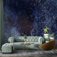 Galaxy design in cobalt for vibrant home decor.

