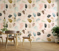 Soft, flowing motifs in Cocceiomotiflow wallpaper for walls

