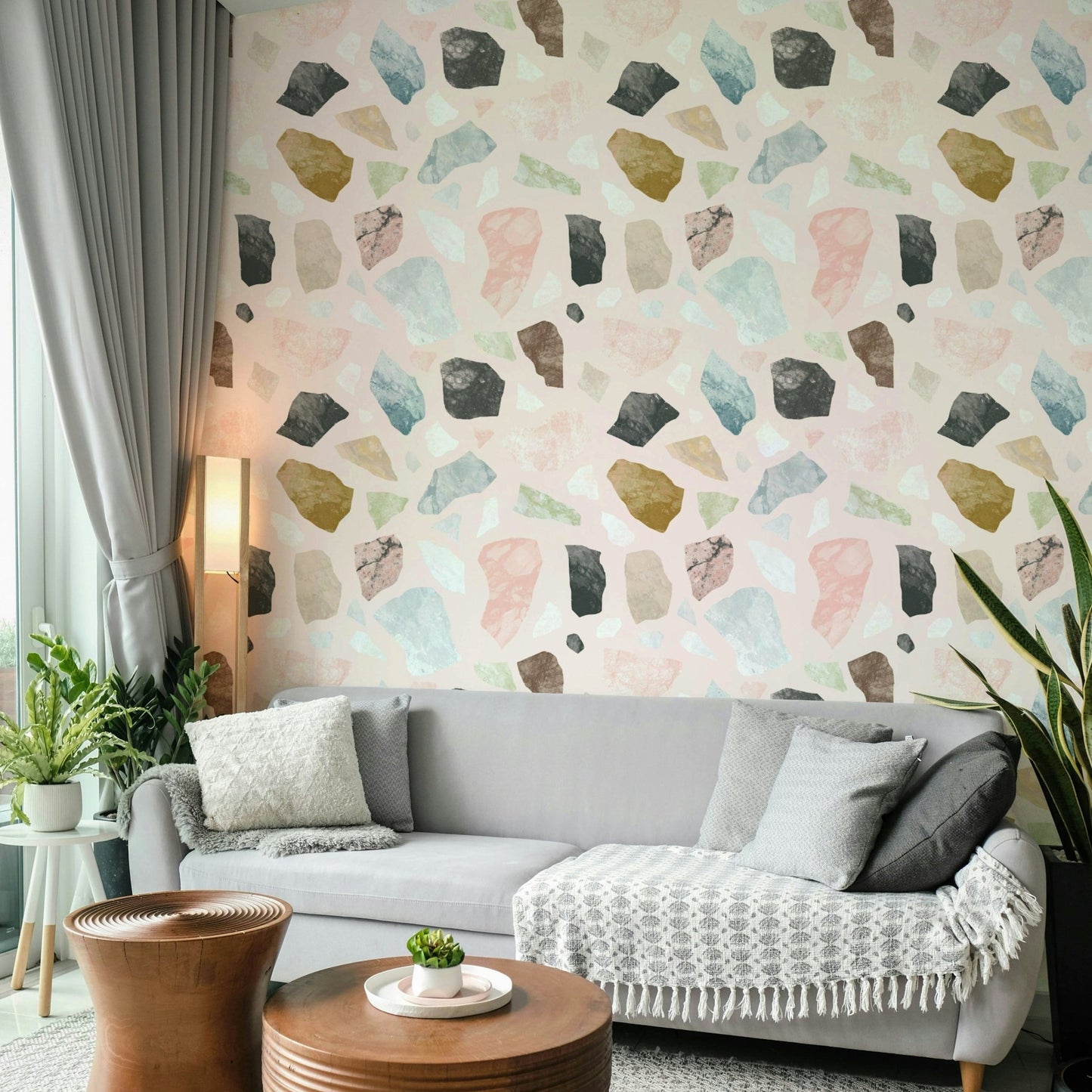 Sophisticated Cocceiomotiflow wallpaper for modern spaces

