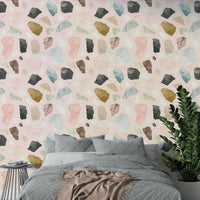 Cocceiomotiflow wallpaper with delicate artistic elements

