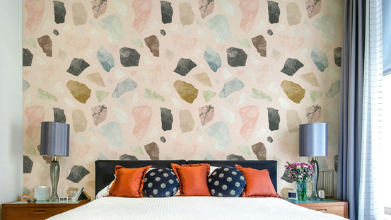 Cocceiomotiflow wallpaper with intricate artistic design, GD2104