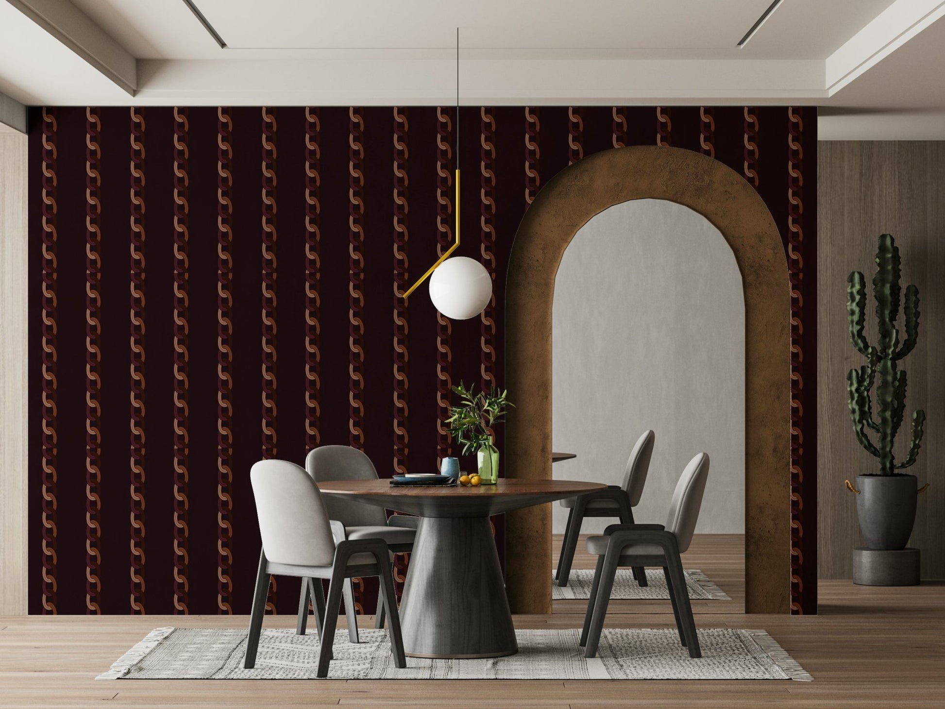 The composition is a harmonious, interlocking pattern.

