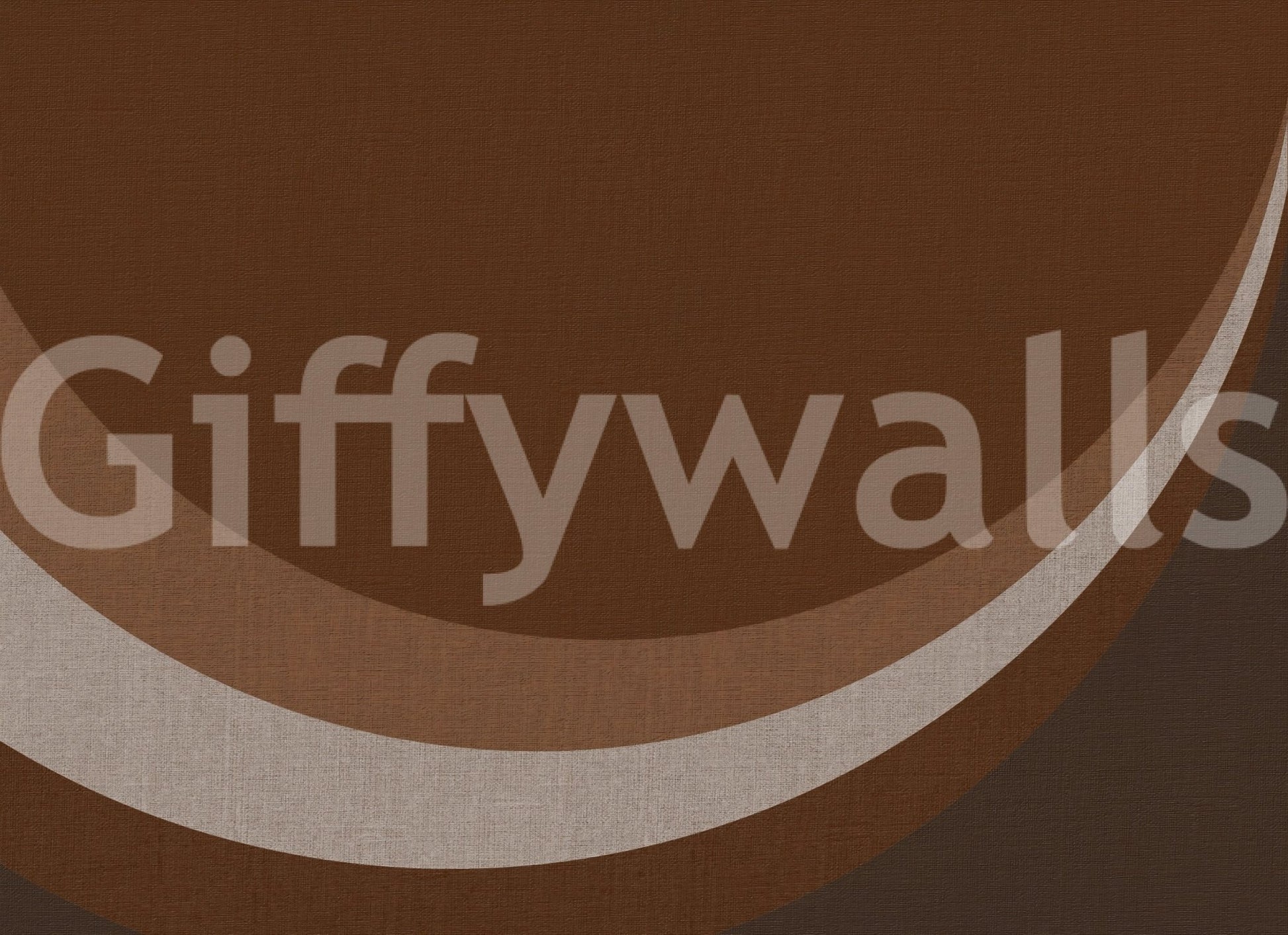 Big sweeping arcs roll low across this Cocoa Rhythm Waves Abstract Geometric wall mural.GD9551