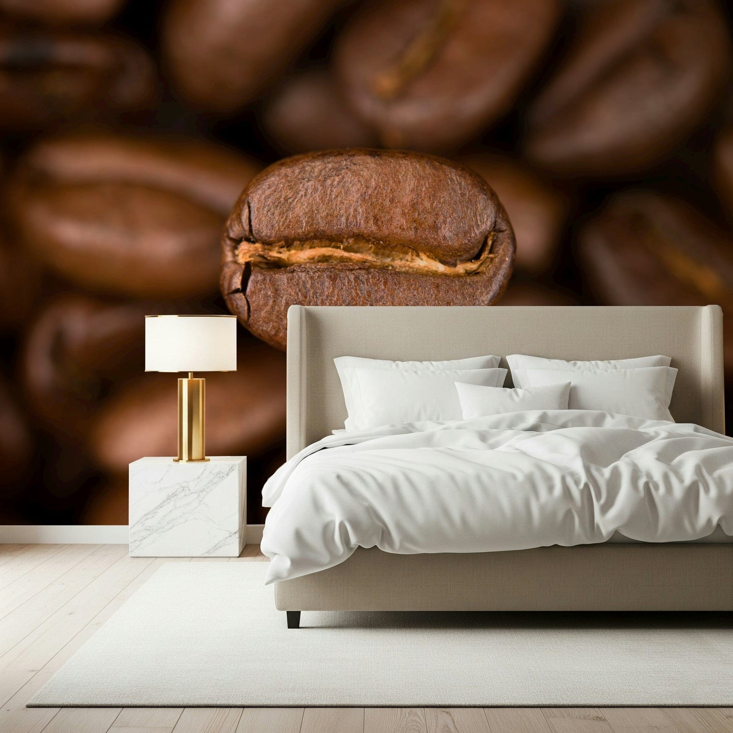 Coffee plantation harvest reflected in this wall art.