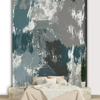 A contemplative snowy peak wallpaper mural for a feature wall., GD5151