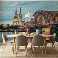Cologne at Dusk Wall Mural