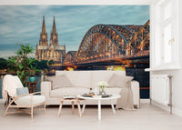 Cologne at Dusk Wall Mural