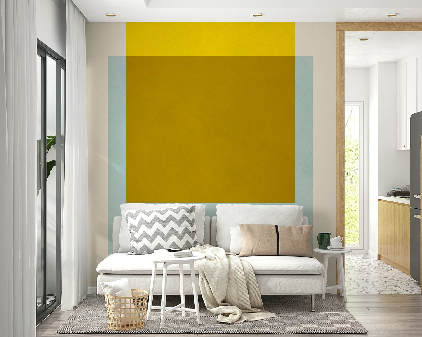 The design gives a feeling of quiet, natural beauty.

