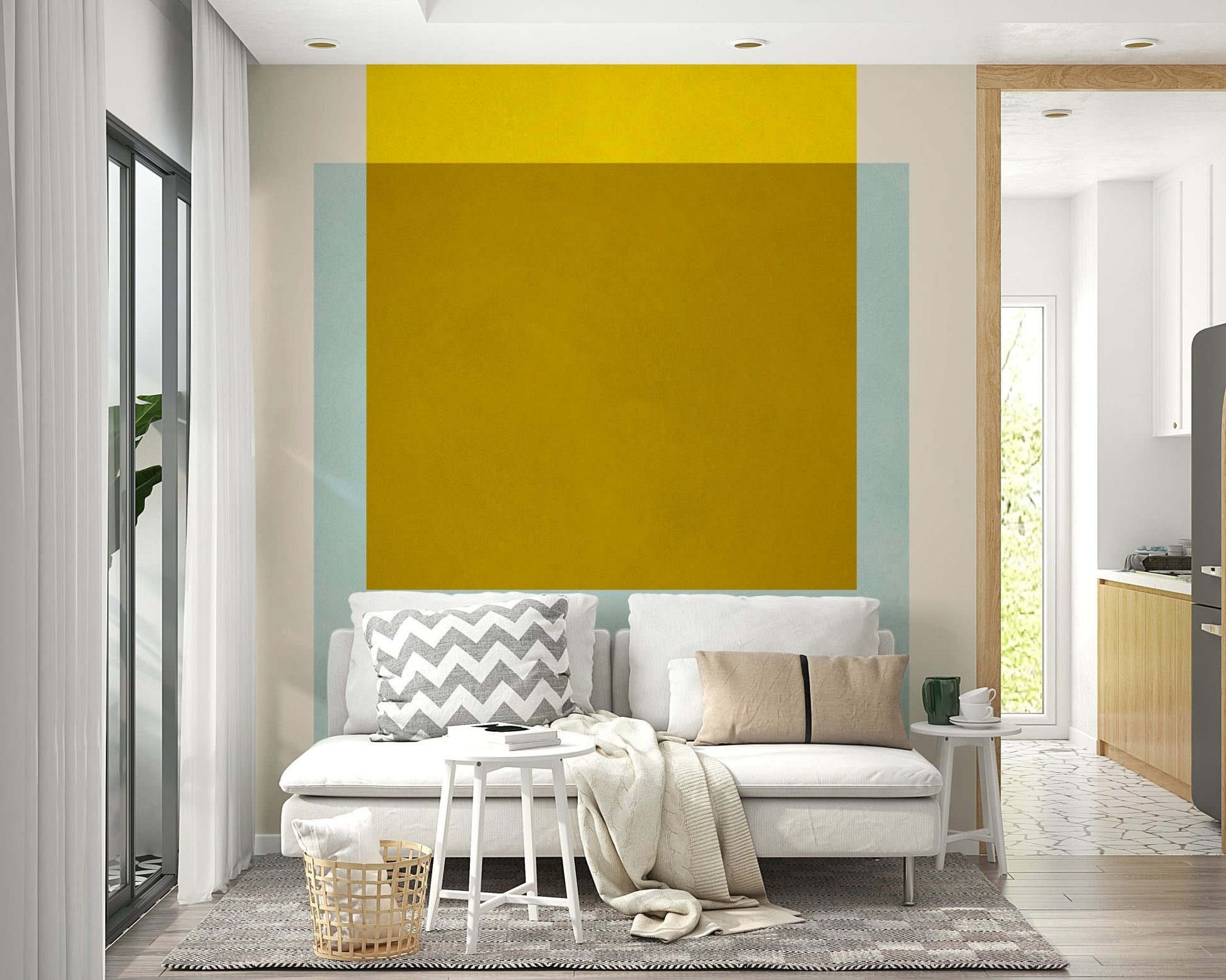 The design gives a feeling of quiet, natural beauty.

