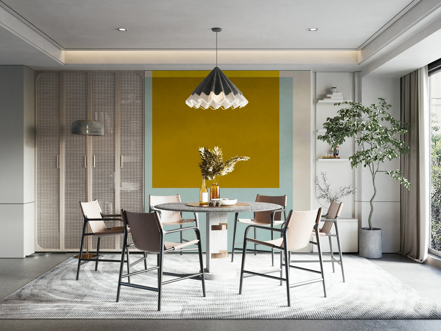 The style is artistic and natural.

