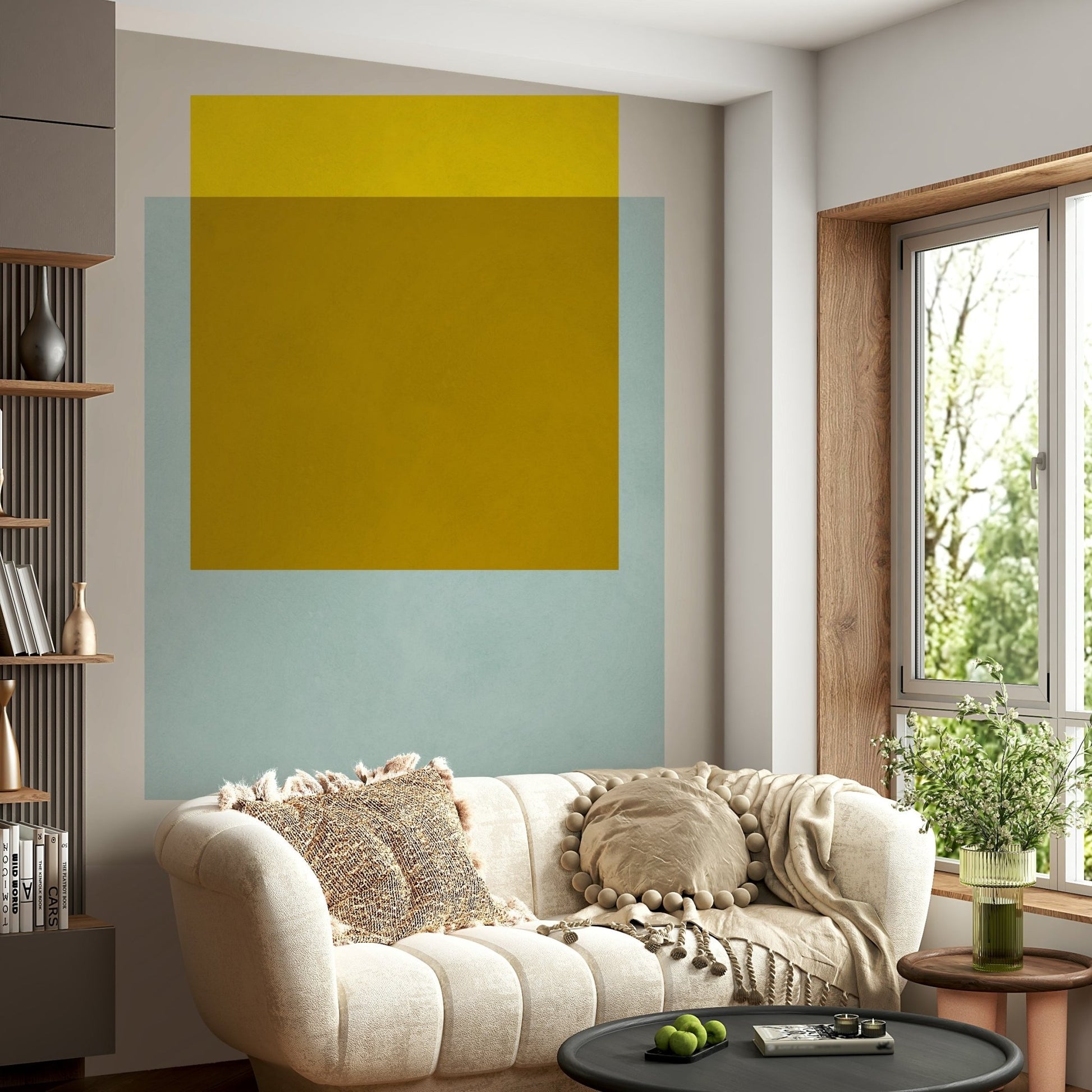 The composition is dynamic and full of depth.

