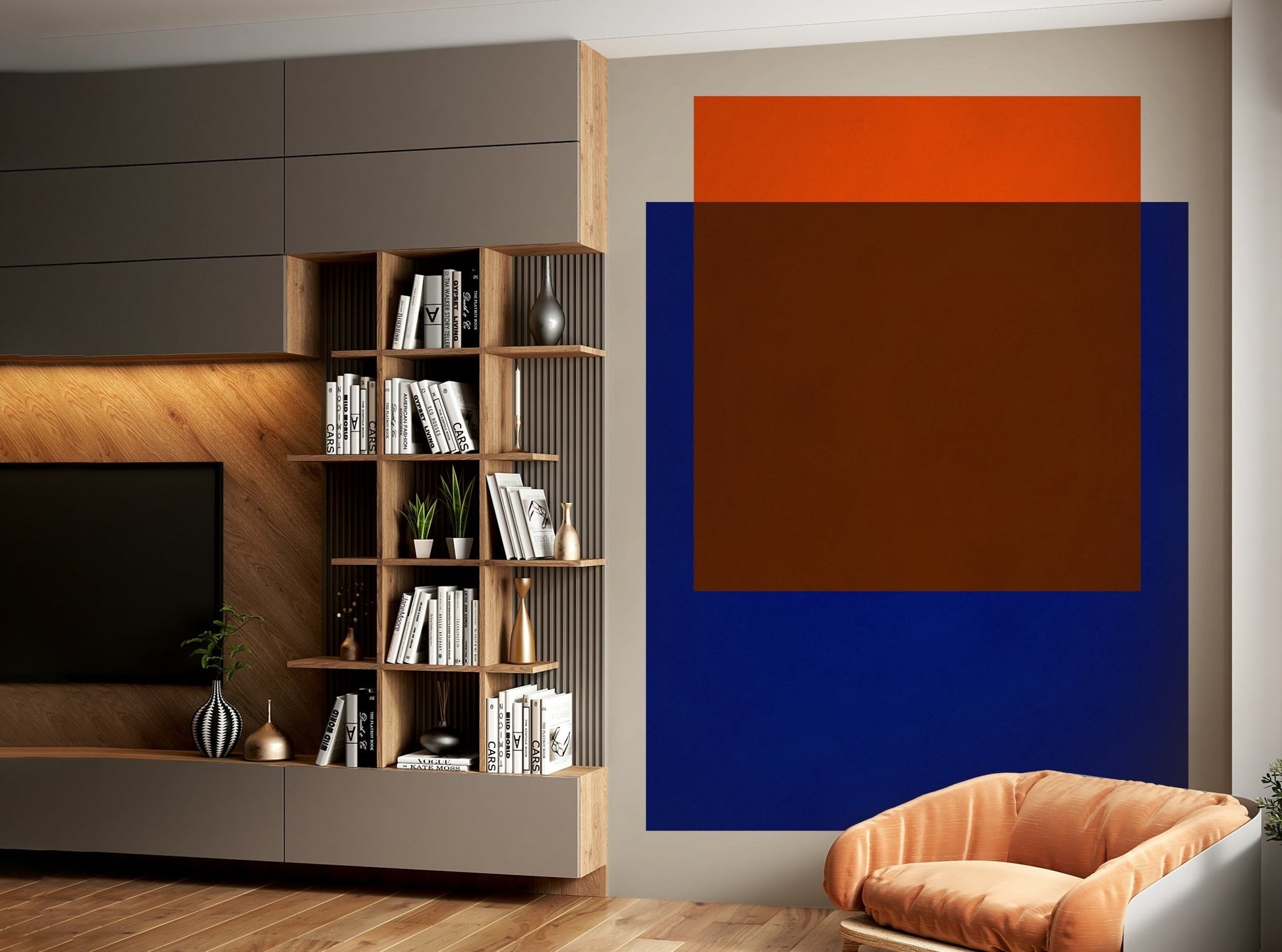 The mood is peaceful and serene.

