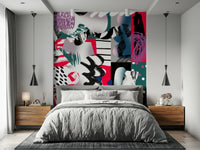 A classic abstract design wallpaper for walls.