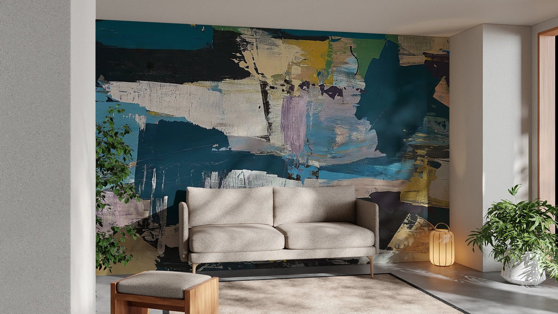 Color Texture Wallpaper Mural - Giffywalls