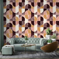 Modern living room wallpaper.


