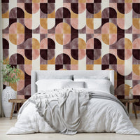 Muted color palette on wallpaper.

