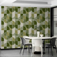 Geometric tile pattern wallpaper. GD2914

