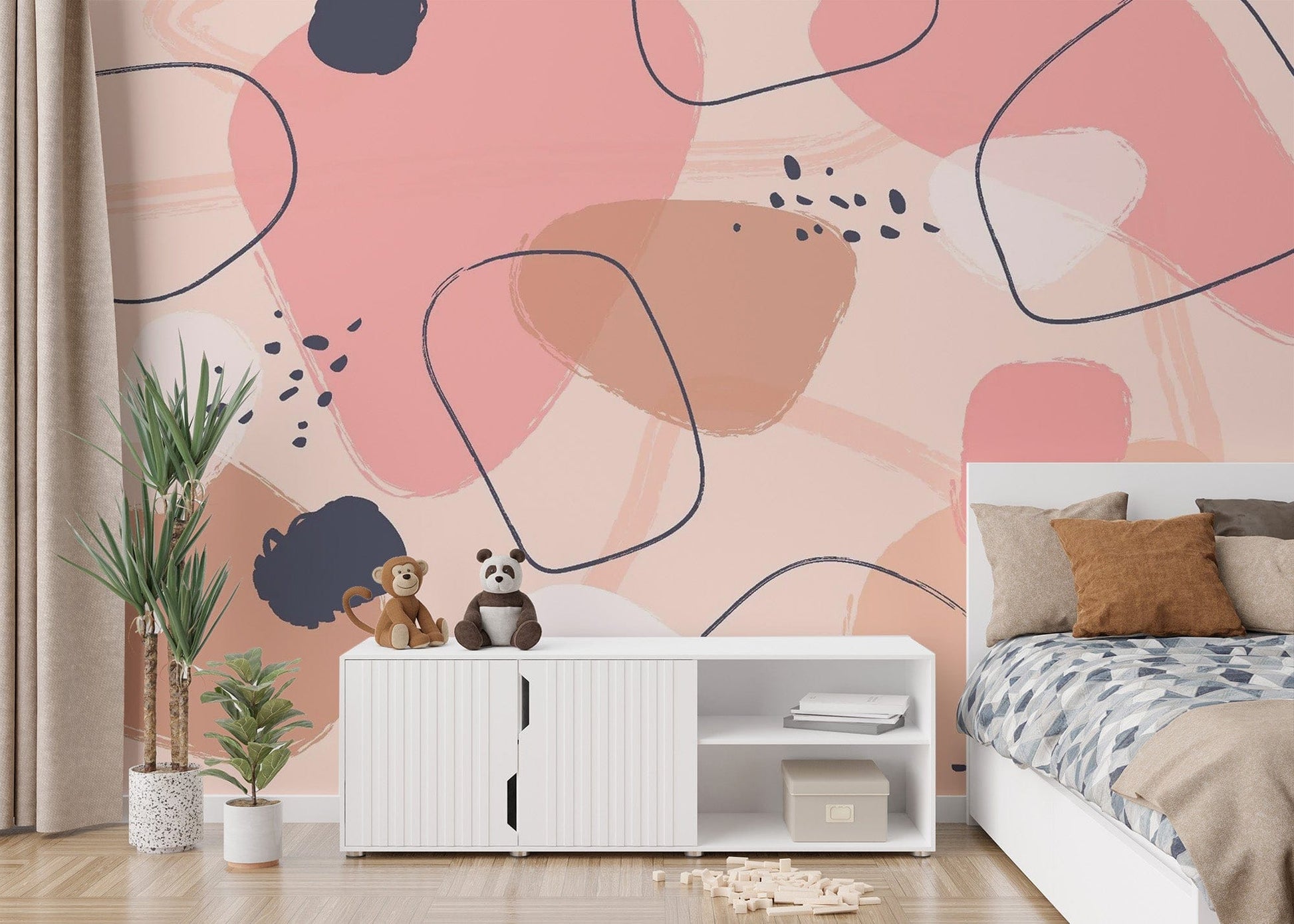 Colorful Abstract Pastel Art Wallpaper Murals abstract-10