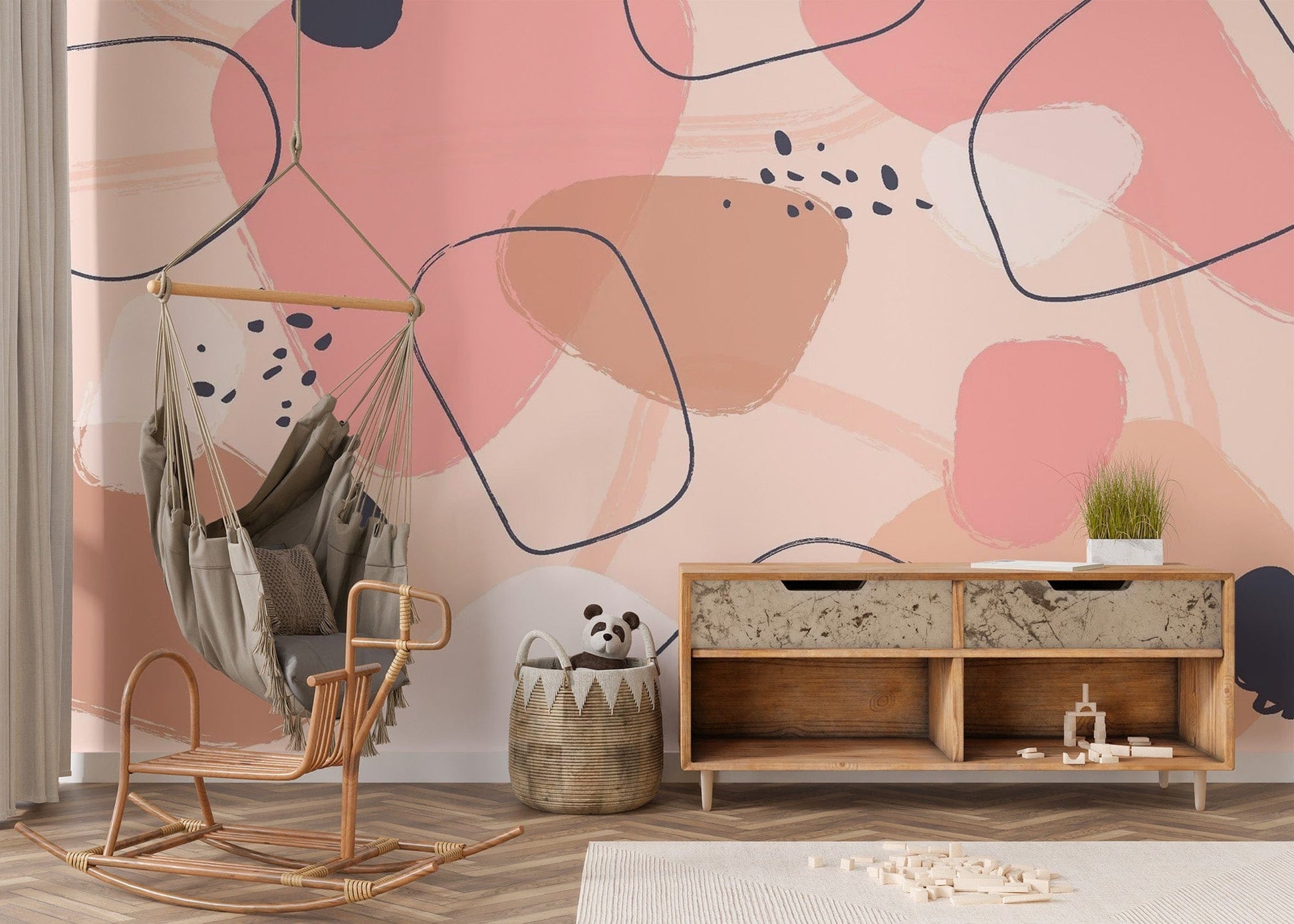 Colorful Abstract Pastel Art Wallpaper Murals abstract-10