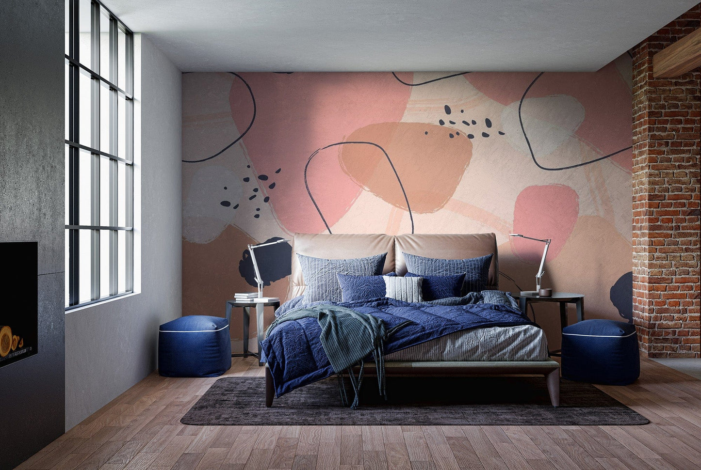 Colorful Abstract Pastel Art Wallpaper Murals abstract-10