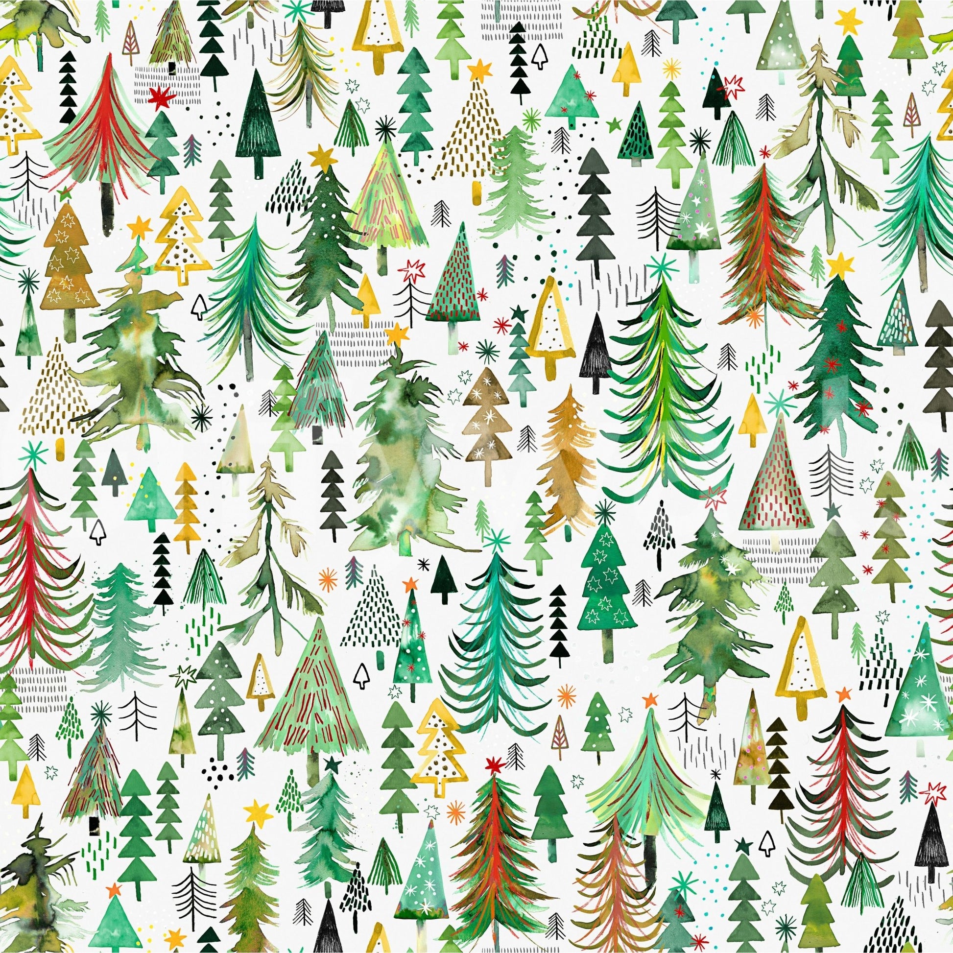 Creative Christmas tree art

