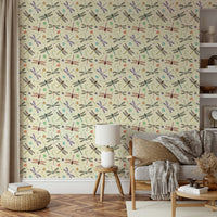 Colorful insect wallpaper featuring detailed wing patterns.

