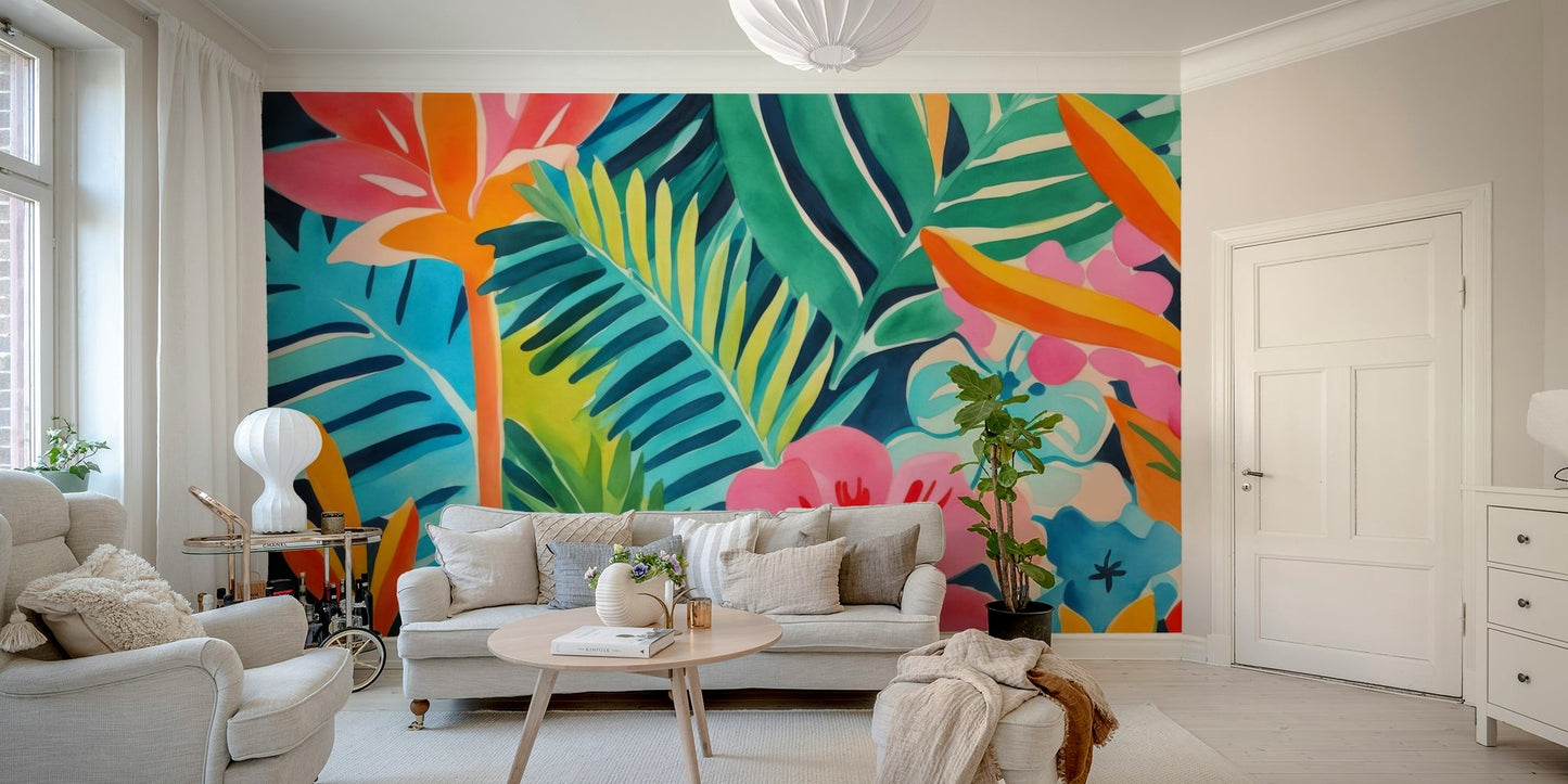 Wallpaper for walls with a vibrant, artistic feel


