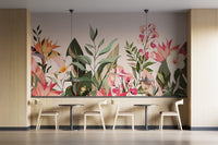 Chic floral wallpaper for homes flowers-011
