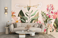 Beautiful flower mural wallpaper for living room decor flowers-011
