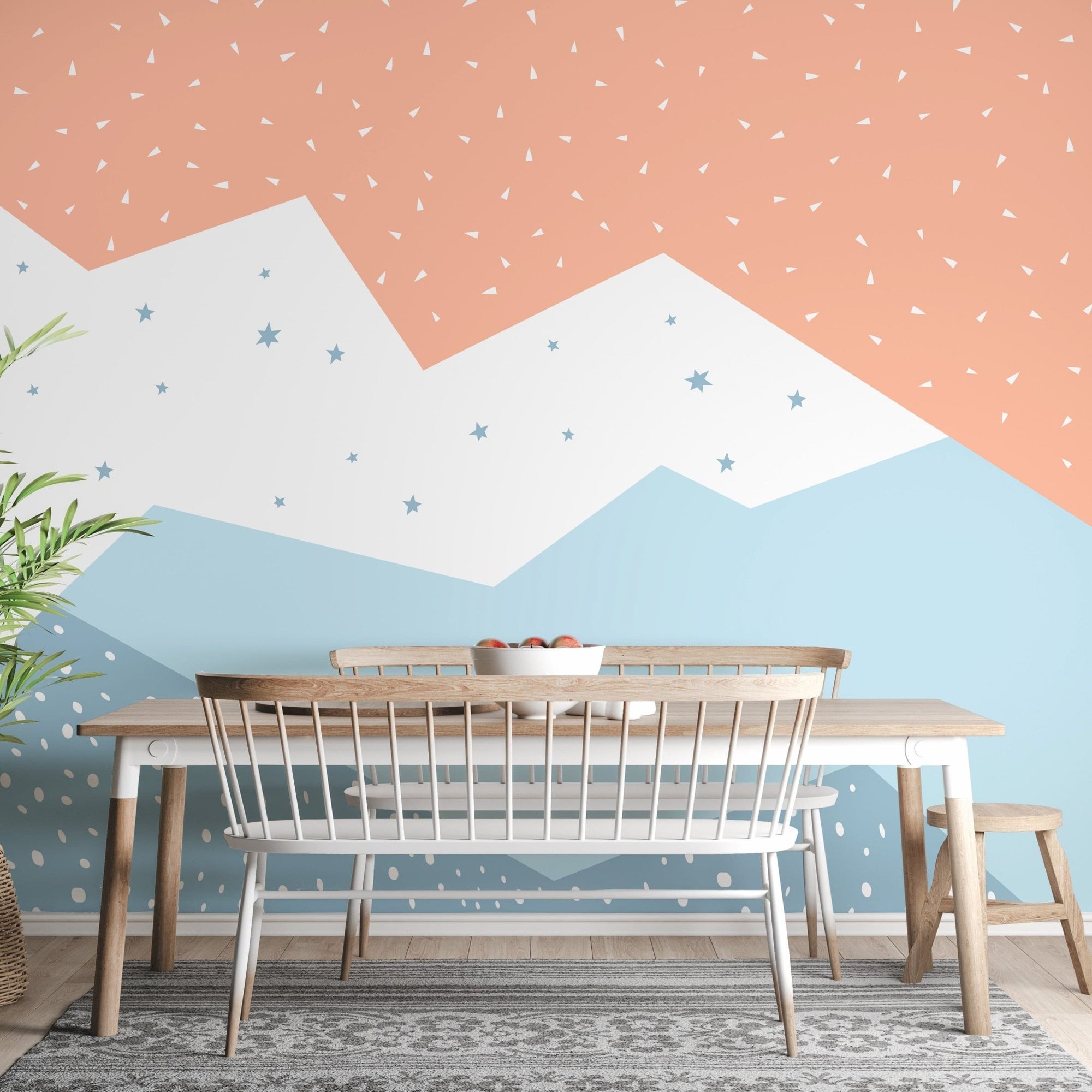 Colorful mountain wallpaper A124